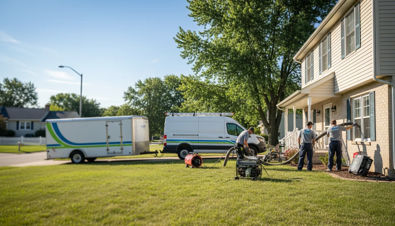 Flooded Basement Restoration And Cleanup With Repair in Omaha, AR near me